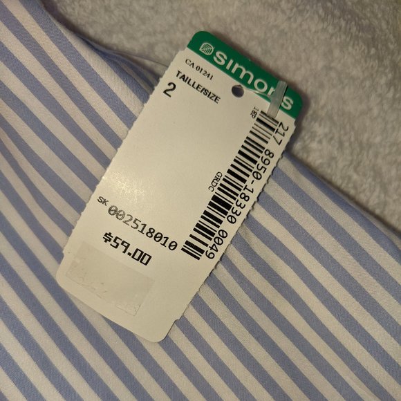 Contemporaine At Simons Faux Seersucker Skirt - Picture 2 of 4